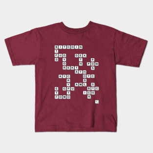 "Crypto Scrabble" Kids T-Shirt